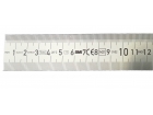 Liniał stalowy półsztywny BMI 1000 mm nierdzewny