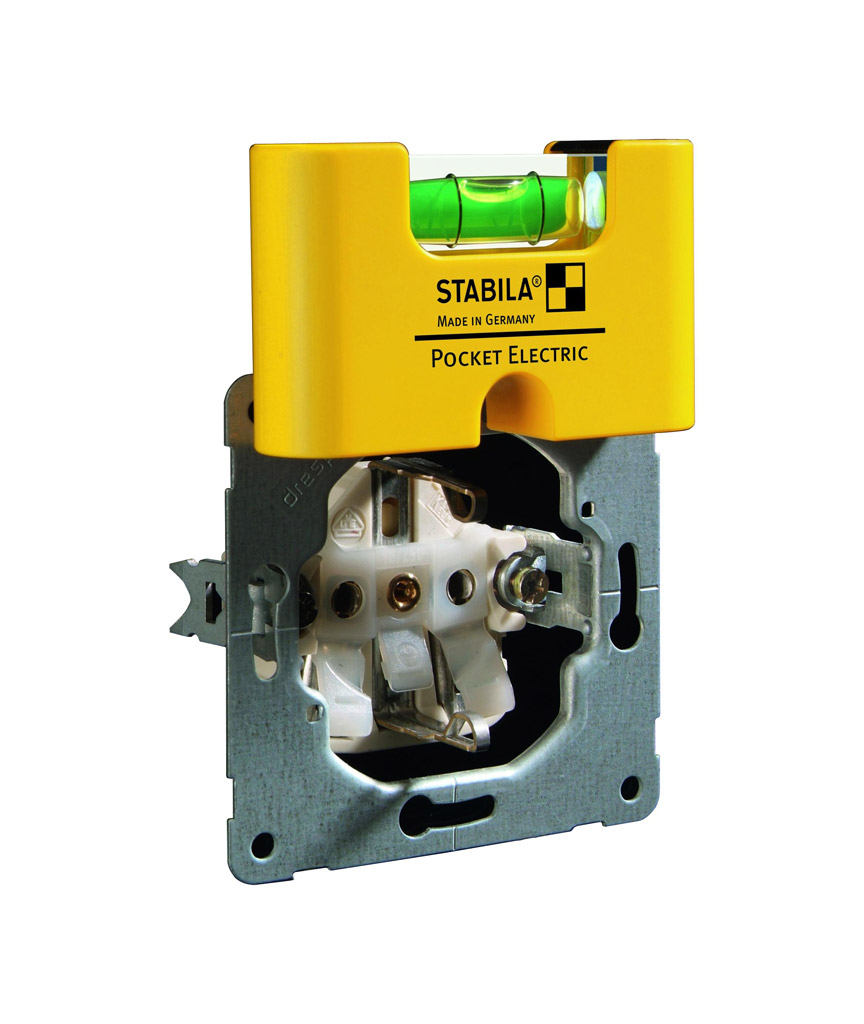 Stabila Pocket Electric 18115 Mini niveau à bulle 7 cm 1 mm/m